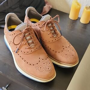 Cole Haan Tan Oxford Shoes